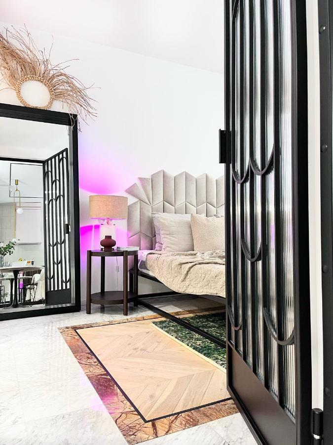 Design+Luxus Apartment Im Zentrum! +Netflix Warschau Buitenkant foto
