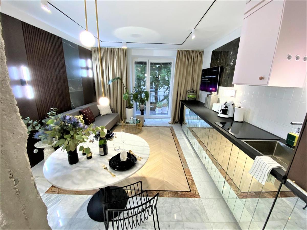 Design+Luxus Apartment Im Zentrum! +Netflix Warschau Buitenkant foto