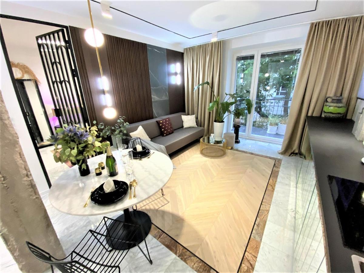 Design+Luxus Apartment Im Zentrum! +Netflix Warschau Buitenkant foto