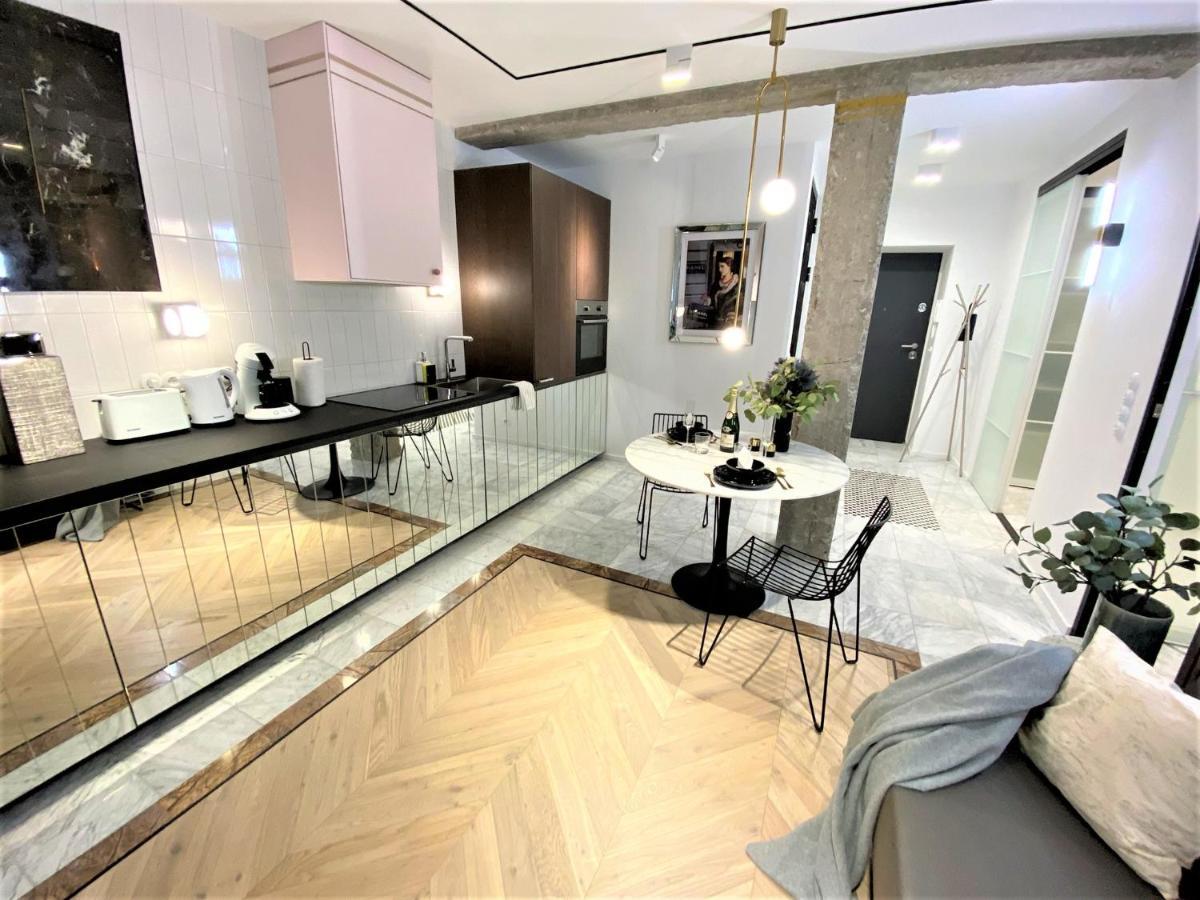 Design+Luxus Apartment Im Zentrum! +Netflix Warschau Buitenkant foto