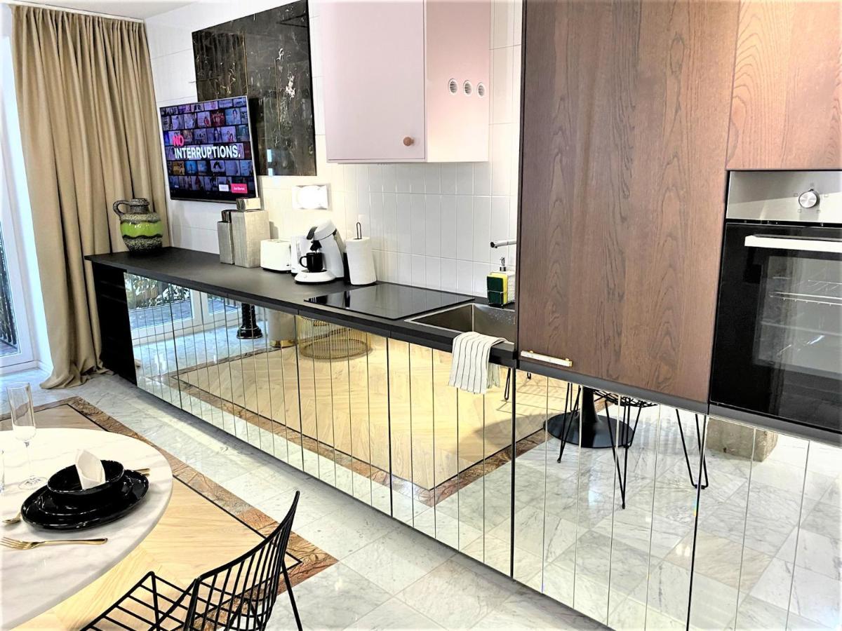 Design+Luxus Apartment Im Zentrum! +Netflix Warschau Buitenkant foto