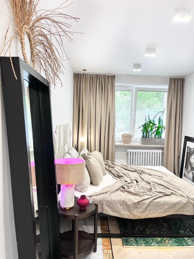 Design+Luxus Apartment Im Zentrum! +Netflix Warschau Buitenkant foto