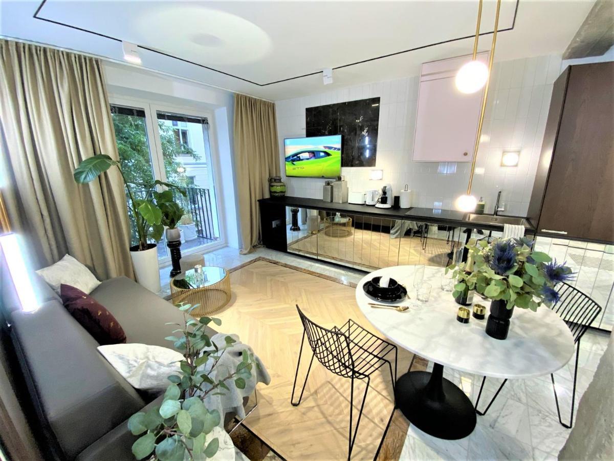 Design+Luxus Apartment Im Zentrum! +Netflix Warschau Buitenkant foto