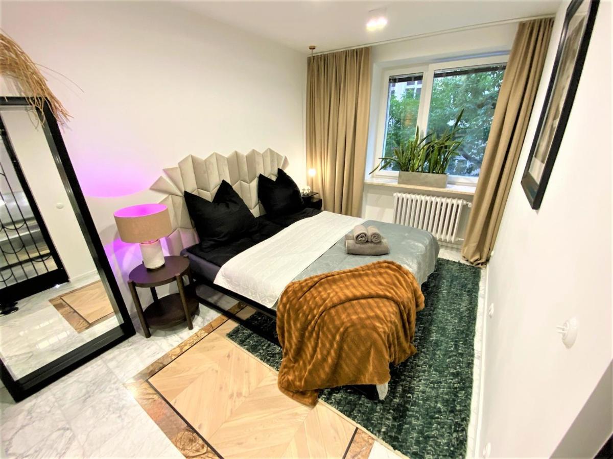 Design+Luxus Apartment Im Zentrum! +Netflix Warschau Buitenkant foto