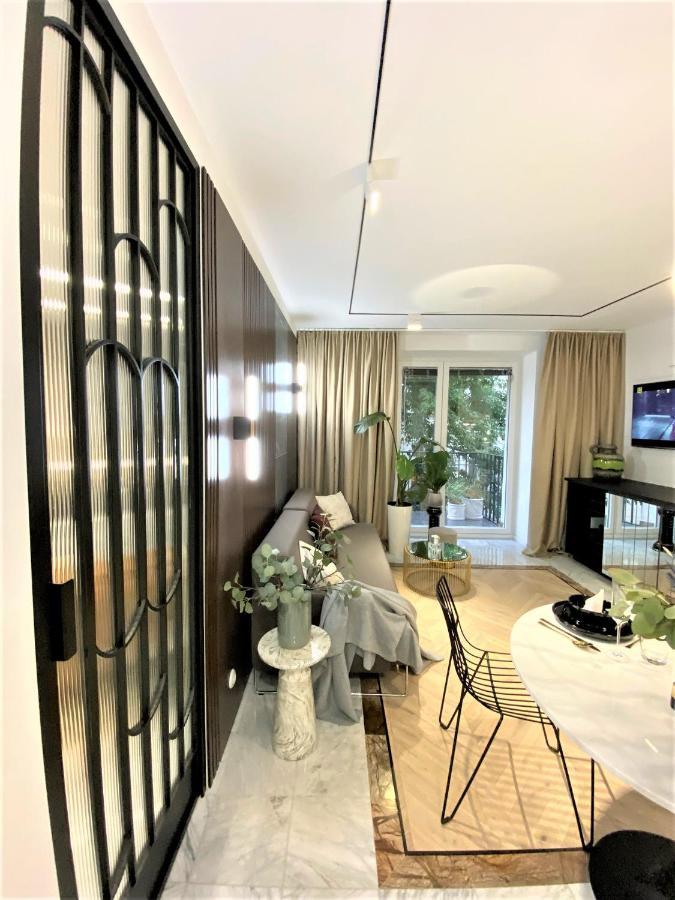 Design+Luxus Apartment Im Zentrum! +Netflix Warschau Buitenkant foto