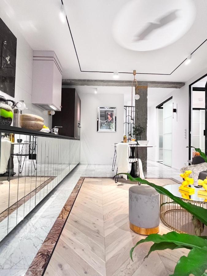 Design+Luxus Apartment Im Zentrum! +Netflix Warschau Buitenkant foto