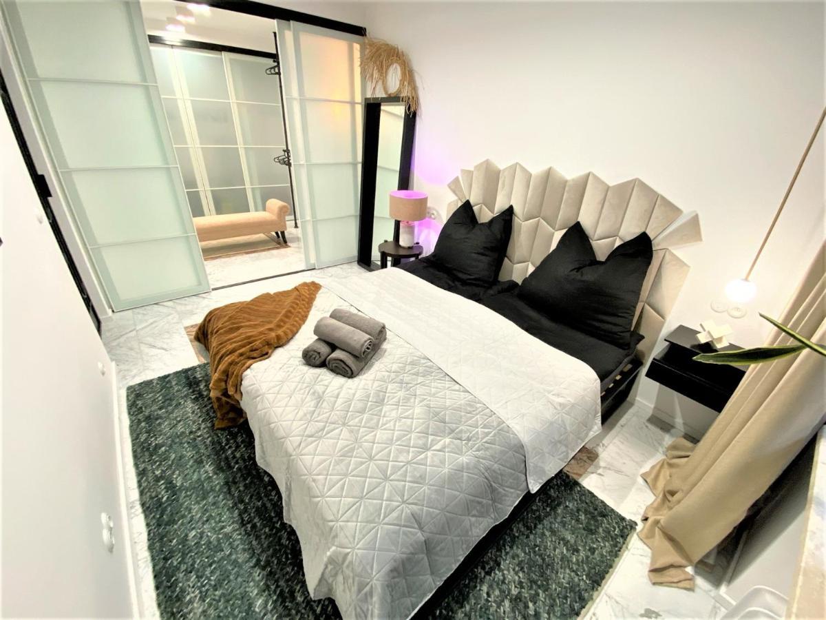 Design+Luxus Apartment Im Zentrum! +Netflix Warschau Buitenkant foto