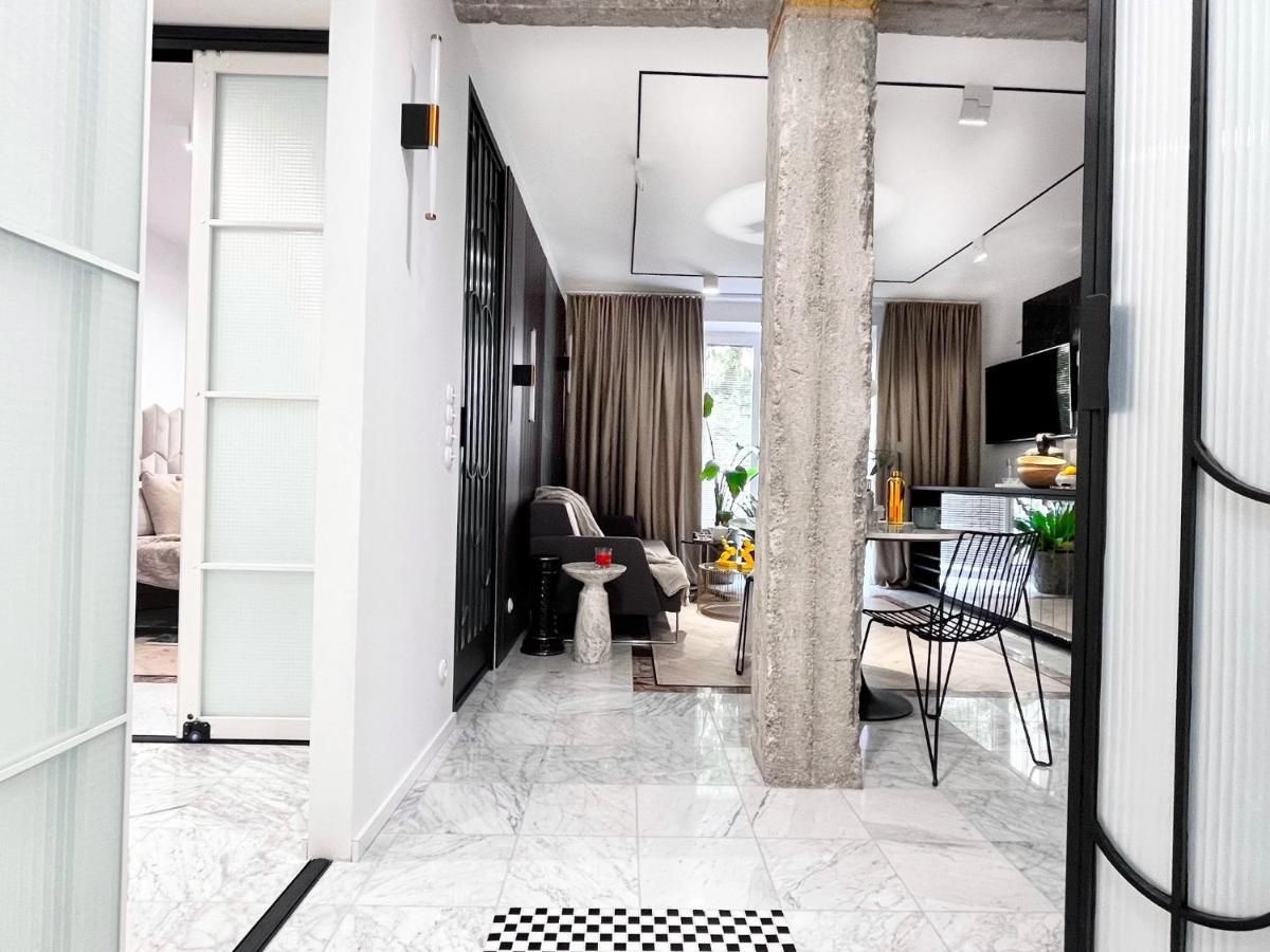 Design+Luxus Apartment Im Zentrum! +Netflix Warschau Buitenkant foto