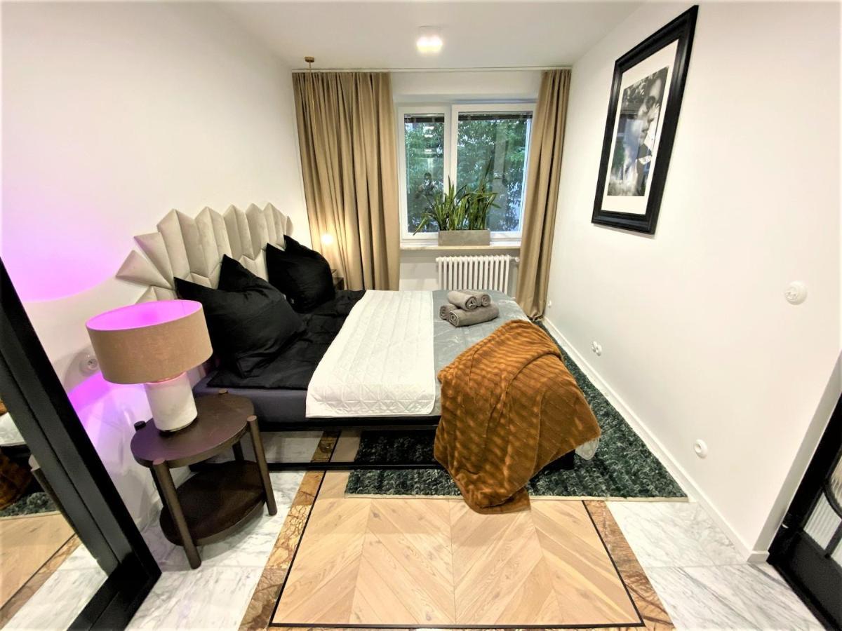 Design+Luxus Apartment Im Zentrum! +Netflix Warschau Buitenkant foto