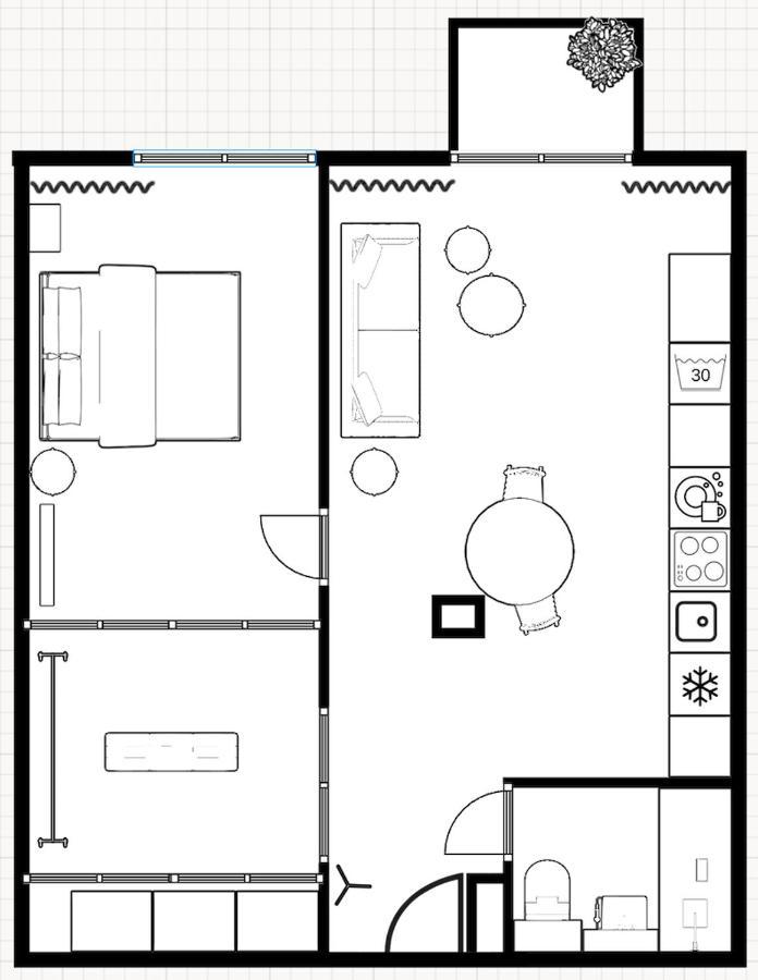 Design+Luxus Apartment Im Zentrum! +Netflix Warschau Buitenkant foto