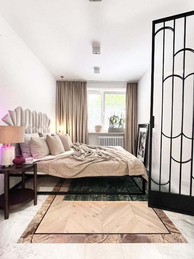 Design+Luxus Apartment Im Zentrum! +Netflix Warschau Buitenkant foto