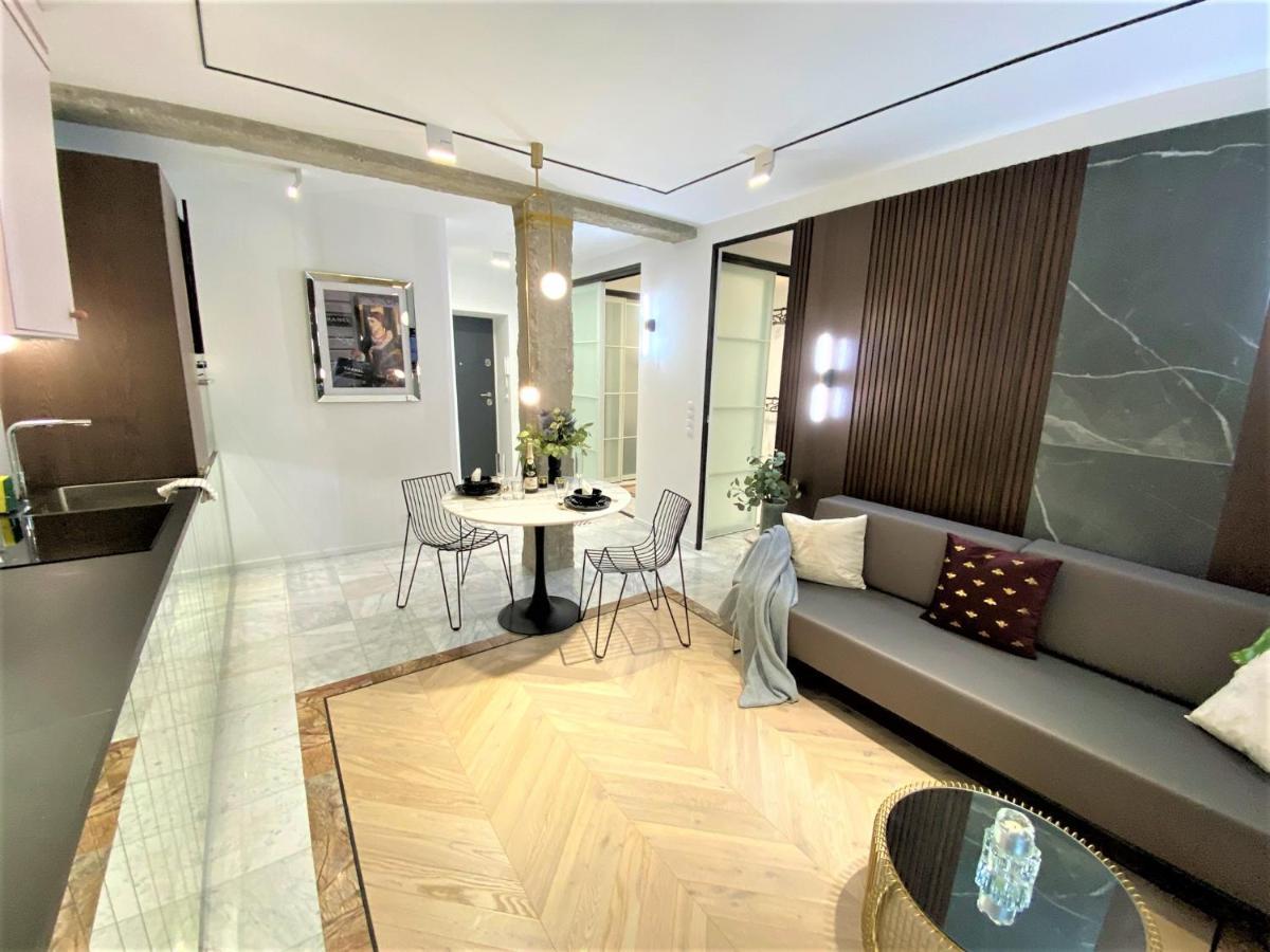 Design+Luxus Apartment Im Zentrum! +Netflix Warschau Buitenkant foto
