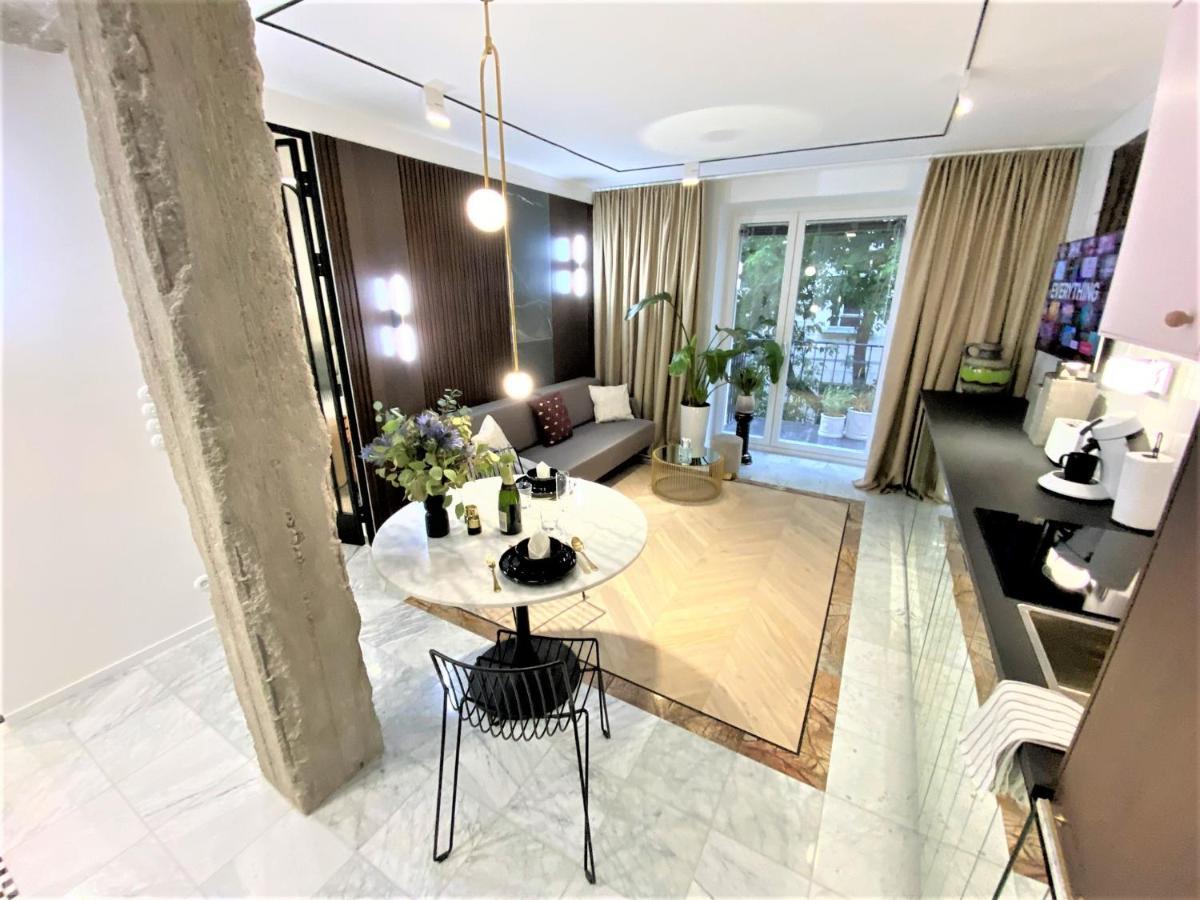 Design+Luxus Apartment Im Zentrum! +Netflix Warschau Buitenkant foto